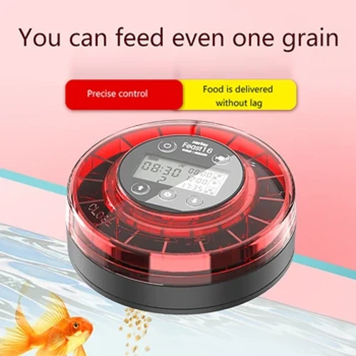 Máy cho cá ăn tự động cho bể cá Máy phân phối thức ăn tự động có hẹn giờ Bộ hẹn giờ có thể sạc lại với màn hình LCD