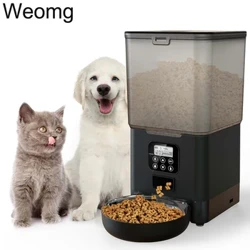 6L TuYa Wi-Fi a i ʻole ke pihi ʻokiʻoki ʻo Timmer Pet Feeder Smart Feed Dog Cat Feeder App no ​​ka Pet Voice Recorder Food Dispenser Bowl