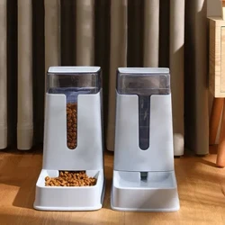 Mangeoire automatique pour aliments pour chiens et chats, distributeur automatique, Double bols en acier inoxydable, pour animaux de compagnie, chats et chiens, avec alimentation de synchronisation d'enregistrement