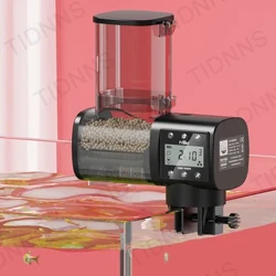 Jebao Регулируема интелигентна автоматична хранилка с LCD индикатори Таймер Автоматична автоматична хранилка за аквариум Аксесоари за аквариум