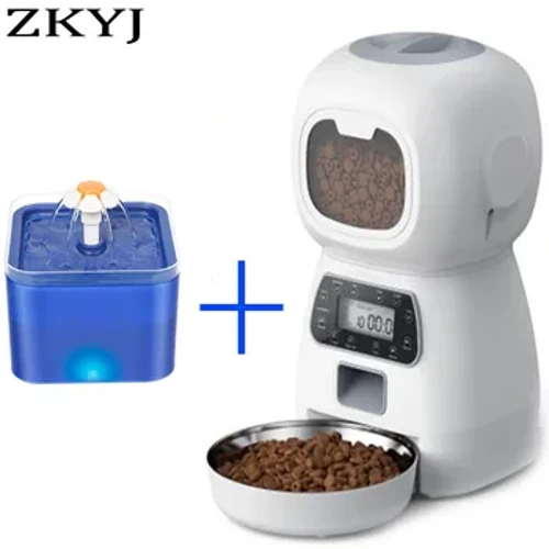 Automatický podávač mačiek 3,5 l psa Dispenser DispenSer misa 2L Pet Dogs Voda Fontain Pitie Kŕmenie pre domáce zvieratá Smart Tuya WiFi Feeder