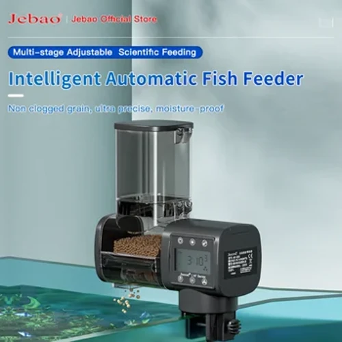 Jebao Jecod 2024 Nov Aquarium Fish Tank Feeder Inteligentni Samodejni Feeder Digital Timing Daljinski upravljalnik Hranjenje rib