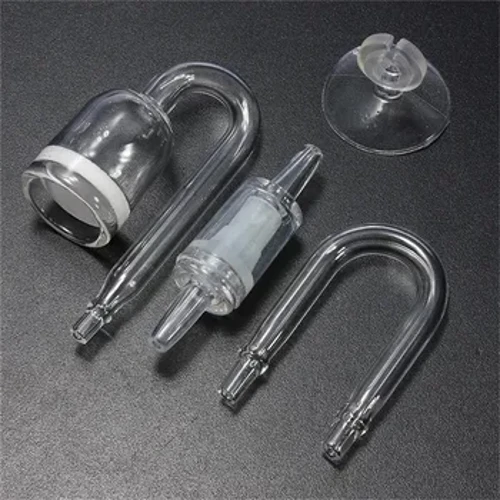 4 in 1 Aquarium CO2 Diffusore Set Atomizzatore di anidride carbonica Valvola di controllo a forma di uping Connettore a forma di pesce Porta