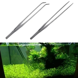 27cm Cruach Dhosmálta Tweezers Uisceadán Greamairí Gléasra Umar Éisc Uirlisí Uiscedhreacha Gearrthóg Fórsaí Cuartha Dhíreach Gearrthóg Beathaithe Uisceach