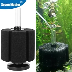 Saizi 3 za Tangi la Samaki Pampu ya Hewa ya Skimmer Aquarium Kichujio cha Samaki Vifaa Vitendo vya Aquarium Kichujio cha Sponge cha Kibiolojia FA011