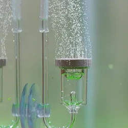 Tuburi în U Rafinator CO2 acrilic transparent cu ventuză Mini difuzor Rafinator CO2 Regulator Accesorii pentru acvariu pentru acvariu