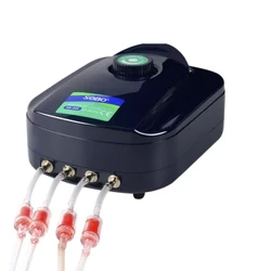 SOBO Silent Aquarium Iltluftpumpe Fisketank Justerbar luftvolumen Højeffekt Iltluftkompressorluftkompressor 220v 12w