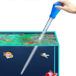 Podaljšajte pipete Akvarijski sifon Sesalnik za akvarij Enostavno čistilno orodje za menjalnik vode v akvariju 29 cm 45 cm 30 ml 50 ml