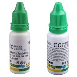 nei 15ml Aquarium CO2 Léisung Monitor Flesseggassystem Kuelendioxid Checker