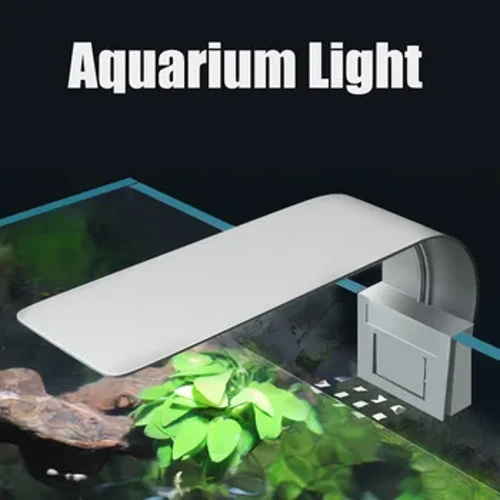 Fásann Gléasraí Soilsithe Solas Uisceadán faoi stiúir Super caol 5W/10W/15W Soilsiú Gléasra Uisceach Lampa Clip-on Uiscedhíonach Le haghaidh umar éisc