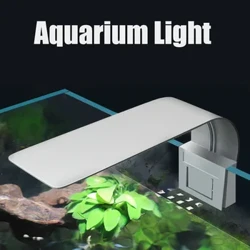 Golau Acwariwm LED Super Slim Planhigion Goleuadau Tyfu Golau 5W/10W/15W Goleuadau Planhigion Dyfrol Lamp Clip-on Gwrth-ddŵr Ar gyfer Tanc Pysgod