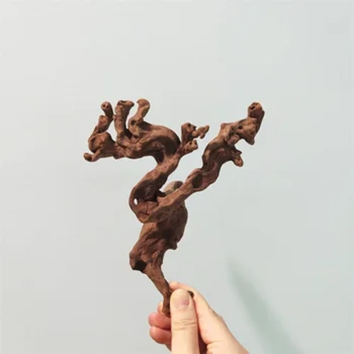 Izitshalo Zokhuni ze-Drift zezindawo zasemanzini zemvelo kanye nezitsha zezinhlanzi Umhlobiso we-Aquarium Pot Assorted Driftwood Branch Ingemuva Izesekeli ze-Aqarium