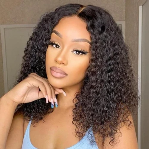 Περούκα Brazilian Curly Human Hair 13x4 Full Transparent HD Lace Frontal Wig 180 Density Preplucked Φτηνή Περούκα για Γυναίκες Bling Hair