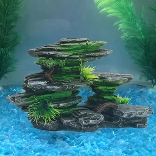 Tank I'a Fa'afanua Fa'ato'aga Fa'ata'ita'i Fa'ata'ita'iga Resin Aquarium Mea teuteu Papa mo Fa'ato'aga Fa'ato'aga Fa'ato'aga Fa'atauva'a Tele.