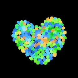 Sỏi tối Sỏi ngoài trời trong trang trí Glow Fish Garden Đá trang trí bể sáng trang trí bể cá