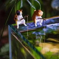 Câu Cá Đồ Trang Trí Cá Cảnh Quan Trang Trí Bể Cá Mini Tượng Cá Phụ Kiện Đồ Gia Dụng