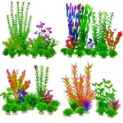 Mapambo ya Aquarium Magugu Bandia ya Maji Mapambo ya Bahati ya mianzi Mimea ya Majini Samaki Tangi ya Mapambo ya Nyasi Vifaa