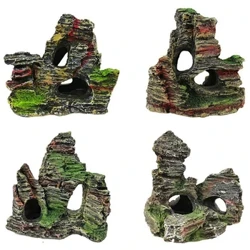 Rășină Acvariu Peșteră Decorații pentru acvariu Ornament Peștera de munte Accesorii pentru acvariu