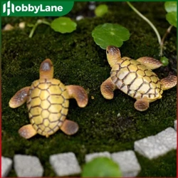 1PC Mini Želva Model Smolo Okraski Fine Izdelave Postavitev Prop Akvarij Fish Tank Pokrajina Cvetlični Lonček Sukulente Dekoracija