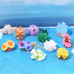 Dễ Thương Micro Phong Cảnh Nhiều Màu Sắc Nhân Tạo Nhựa San Hô Đồ Trang Trí Cho Cá Phụ Kiện Hồ Cá Trang Trí Trang Trí Nhà