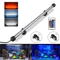 Golau Clip Tanc Pysgod Goleuadau Addurn Tanddwr Lamp Tanddwr 19/29/39/49cm Golau Acwariwm LED Planhigyn gwrth-ddŵr Tyfu Lamp yr UE