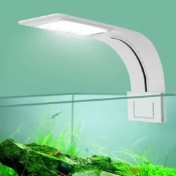 Golau Acwariwm LED Super Slim Planhigion Goleuadau Tyfu Golau 5W/10W/15W Goleuadau Planhigion Dyfrol Lamp Clip-on Gwrth-ddŵr Ar gyfer Tanc Pysgod
