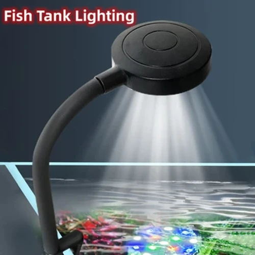 I-USB Aquarium Light 3W 5V LED Ithangi Lenhlanzi Elingangeni Manzi Ukukhanyisa Ngaphansi Kwamanzi I-Fish Lamp Aquariums Decor Plant Isibani Mini Inhlanzi Tank Light