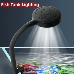 Solas Uisceadán USB 3W 5V faoi stiúir Soilsiú Umar Éisc Uiscedhíonach Faoi Uisce Lampa Éisc Uisceadáin Decor Gléasra Lampa Éisc Mini umar Éisc
