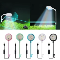 Aquarium Led Fish Tank Light Clip On Led Small Lights Akvarium Ferskvannsakvariumslamper Vanntette landskapslamper B03E