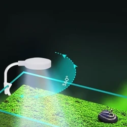 Aquarium Fish Led Light Clip på små Grow Light Roterbara Landskapslampor