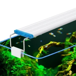 Akvaryum Işık Su Bitkileri Balık 18 ~ 58 CM Süper Parlak Lamba LED Tankı Genişletilebilir Takılabilir Lamba 220 ~ 240 V