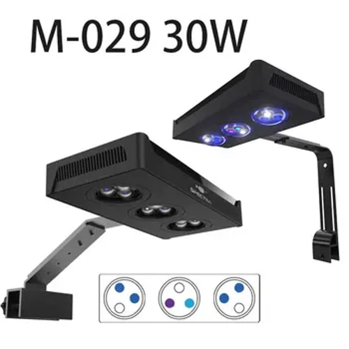 Spectra Nano M029 Aquarium Light 30W/40W Suavai Masima Malamalama ma le Pa'i Pulea mo tane I'a Amu.
