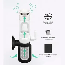 Mini filtru de acvariu Filtre de burete biochimice practice pentru rezervoare de pește Mini filtru multistrat pentru pompe de aer pentru rezervoare de pește mici