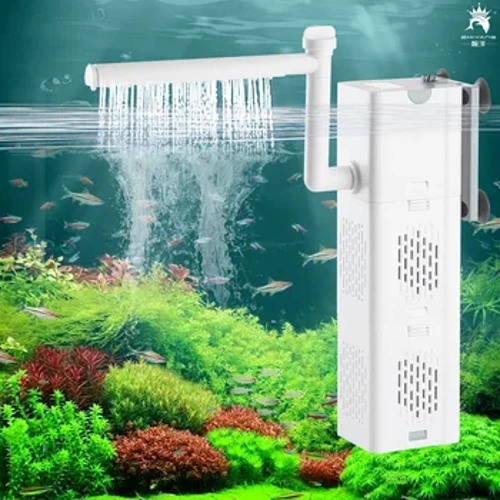 Ocsaigin Scagaire umar éisc aeir Uisceadán Scagaire Caidéal Umar Éisc 110V 220V caidéal uisce aquarium Bosca DIY Fáinne liathróid baictéir spúinse