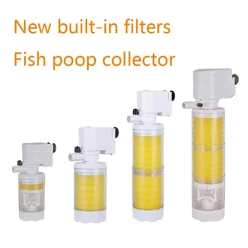 Isihlungi se-aquarium engu-220V esakhelwe ngaphakathi isihlungi somjikelezo we-3-in-one aeration yamahhala yokushintsha amanzi okuqoqwa kwemfucuza yomjikelezo eyakhelwe ngaphakathi