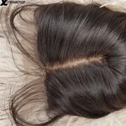 5x5 base de seda fechamento silicone seda superior cabelo humano fechamento do laço remy extensões de cabelo humano com cabelo do bebê parte média livre