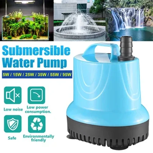10/18/25/45/60/85/105W Pākuʻi wai Submersible Aquarium Circulating pump kānana i lalo o ka pauma hoʻoheheʻe ʻana i ka pahu iʻa pahu wai.