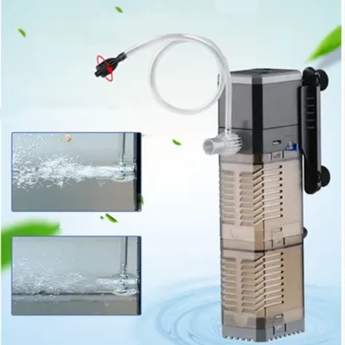 SUNSUN 4 în 1 filtru submersibil pompa de apa pompa de aer producator de valuri filtru burete de circulatie a apei pentru acvariu