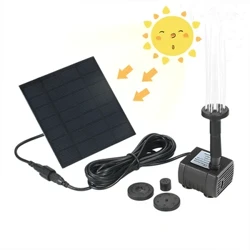 Eguzki-energiako ur-ponpa DC 10V 170L/H akuario-iragazkia eskuilarik gabeko motorra ur-ponpa urperagarria