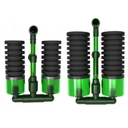 Aquarium Fësch Zuchtfilter absorbéiert Dreck Aquarium Sauerstofffiltratiounspompel Biochemesch Schwammfilter Waasserreinigungs Accessoiren