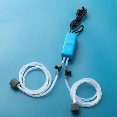 Pwmp Ocsigen Aquarium Aer Dwr Pwmp Ocsigen Gyda Charreg Awyr Dwbl Tawel Uchel Effeithlon USB Hidlydd Acwariwm Pysgota Affeithwyr Tanc