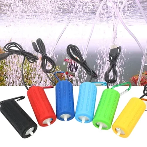 Tangi la Samaki la Aquarium Pampu ya Hewa ya Oksijeni inayobebeka Kichujio cha Terrarium ya Majini Nyamazisha Vifaa vya Kuokoa Nishati Vifaa Vidogo vya USB vya Tangi ya Samaki