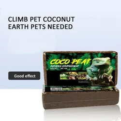 600 g Matelijan kookosmaa luonnon kookoskuitualusta Lizard Kilpikonna Matelijan vuodevaatteet Maaperä Matelijan Terraario Pohjatarvikkeet