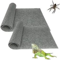 3 Laki ng Reptile Carpet, Terrarium Bedding Substrate Liner Reptile Cage Mat Tank Accessories para sa Bearded Dragon Lizard Tortoise