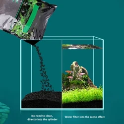 Acvariu Apă Iarbă Namol Plantă Semințe Sol Bazin rezervor de pește Nisip Nutrientă Sol Namol negru Apă Iarbă Rezervor Fund Sol Îngrășământ