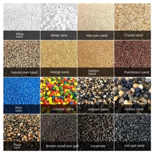 Aquarium soil Tane i'a fa'afanua pito i lalo oneone ma'a aquarium mea ola mea teuteu i'a