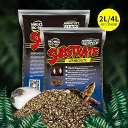 2/4 l Žabie vermikulit Inkubačný substrát pre plazy Substrát pre záhradné zalievanie Pôda Mix Media Chov plazov