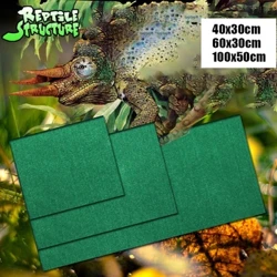 I-Reptile Carpet Pet Crawling Mat Emunca Amanzi Ithangi Le-Landscape Mat Terrarium elimunca amanzi likaLizard Turtle Snake Chameleon