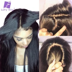 Reto 13x5x5 plutônio falso couro cabeludo superior base de seda frente do laço perucas de cabelo humano com cabelo do bebê brasileiro remy cabelo peruca do laço para mulher