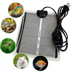 Sudralib yuruvchilar uchun issiqlik moslamasi sozlanishi harorat sozlagichi bilan issiq yostiqli inkubator kaltakesak toshbaqa ilonlari uchun Evropa Ittifoqi/AQSh Plug 5-35W